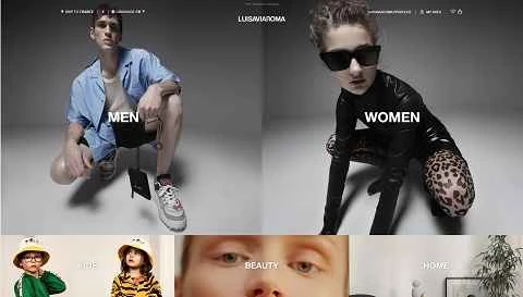 LUISAVIAROMA フランスのウェブサイト FR、イタリアの高級ブランドを扱うマルチブランド小売業者