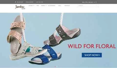 Jambu公式サイト：アメリカのフットウェアブランド