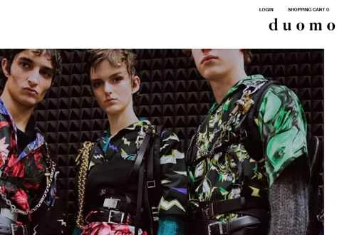 イタリアのラグジュアリーブランド総合ECサイト Il duomo novara 1ページ目 Il duomo novara 意大利综合奢侈品品牌电商网站 第1张