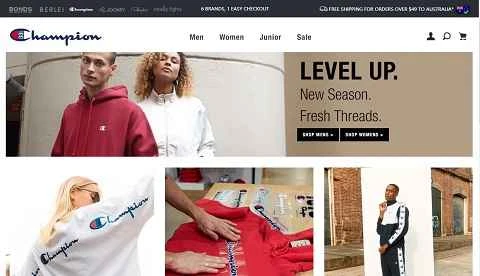 チャンピオンオーストラリアのウェブサイト