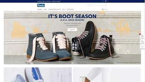 Kedsシューズブランドの米国公式ウェブサイト