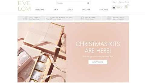 英国の美容・スキンケアブランド、EVE LOMの公式サイト。