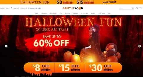 Fairy Season は、米国を拠点とする手頃な価格のファッション衣料品卸売ウェブサイトです。