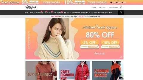 アメリカの婦人服ブランドショッピングサイト、Berrylook公式サイト。