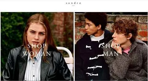 フランスの衣料品ブランド「サンドロ」はオンラインで購入できます。