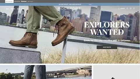 アメリカのシューズブランド「ロックポート」の公式サイト。